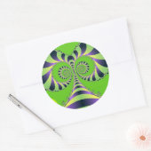 Crazy Tree Ronde Sticker (Envelop)