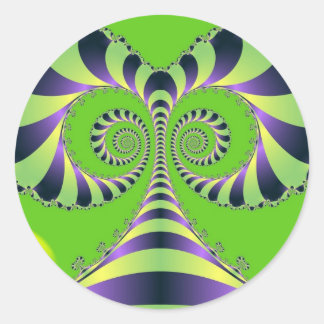 Crazy Tree Ronde Sticker