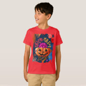 Crazy trick or treat t-shirt (Voorkant volledig)