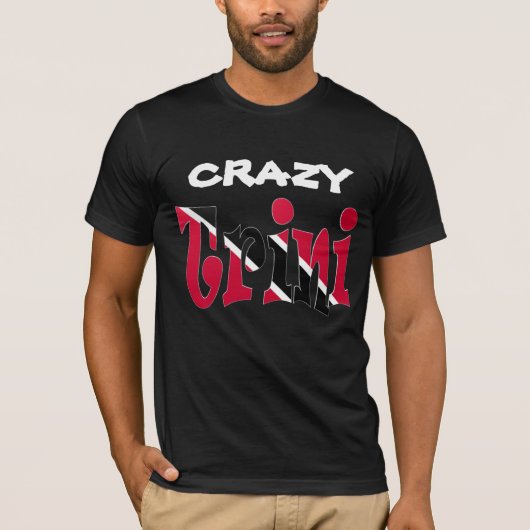 Crazy Trini Flag T-shirt (Voorkant)