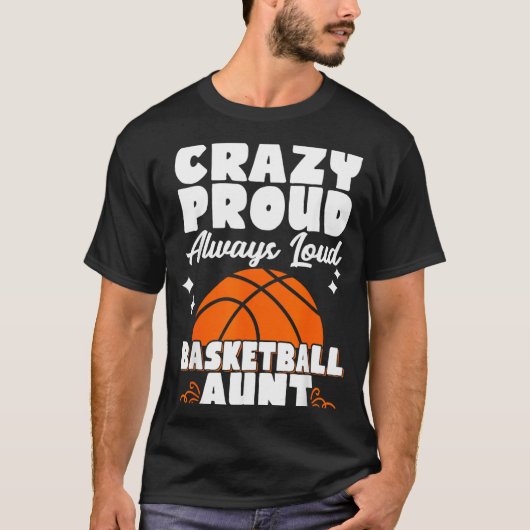 Crazy Trots Altijd Harde Stem Basball Tante T-shirt (Voorkant)
