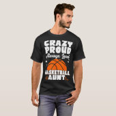 Crazy Trots Altijd Harde Stem Basball Tante T-shirt (Voorkant volledig)