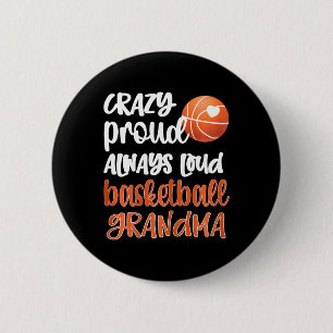 Crazy Trots Altijd Luidruchtig Bysketbyll Oma Bysk Ronde Button 5,7 Cm
