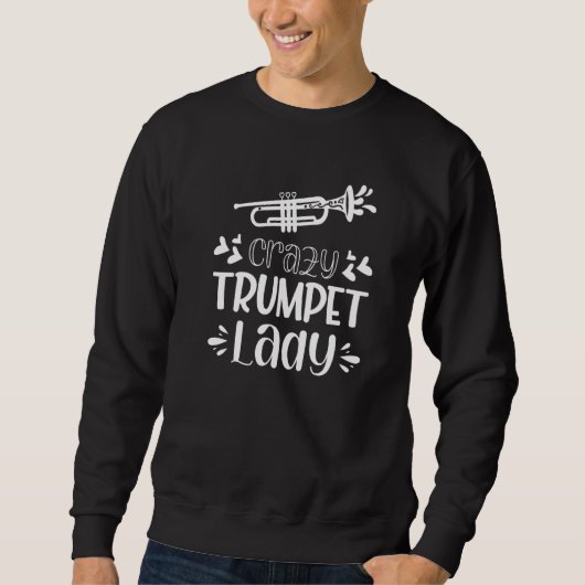 Crazy Trumpet Lady Trui (Voorkant)