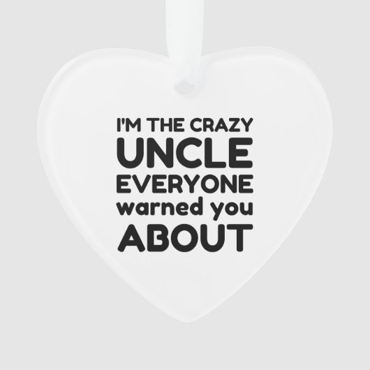 CRAZY UNCLE ORNAMENT (voorkant)