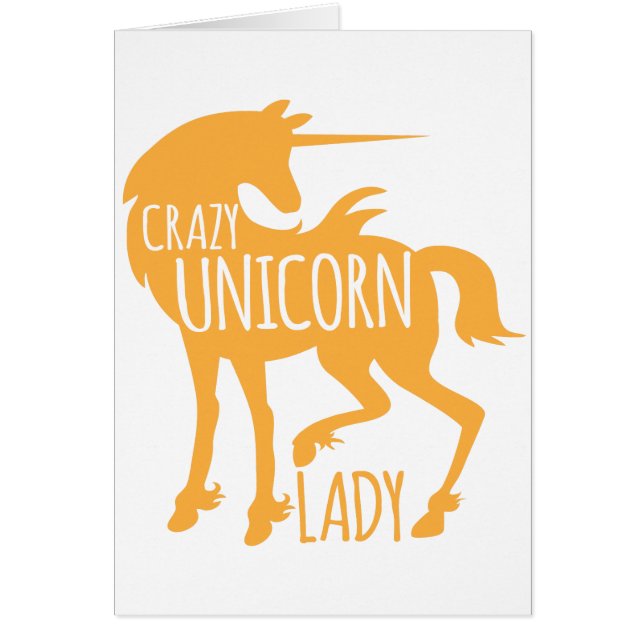 Crazy Unicorn Lady (Voorkant)