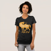 Crazy Unicorn Lady T-shirt (Voorkant volledig)