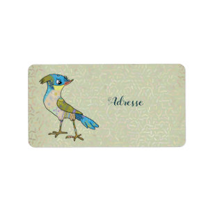 Crazy Vogel Etiket