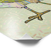 Crazy Vogel  Foto Afdruk (Hoek)