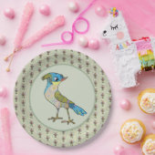 Crazy Vogel  Papieren Bordje (Feest)
