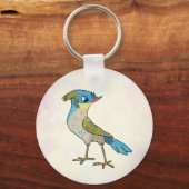 Crazy Vogel Sleutelhanger (Voorkant)