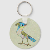 Crazy Vogel Sleutelhanger (Voorkant)