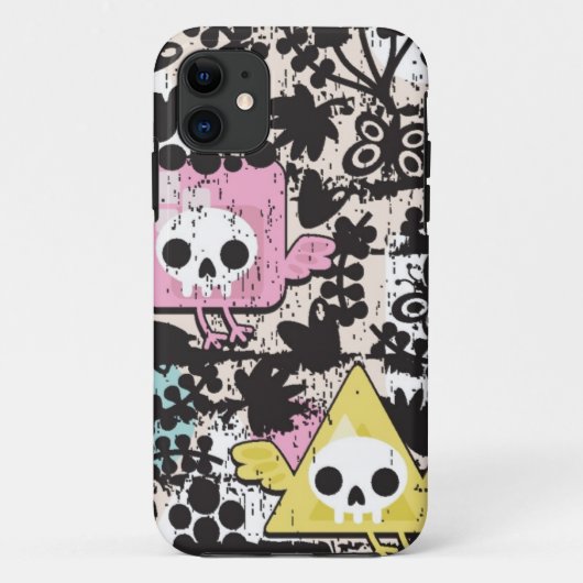 Crazy vogelpatroon Case-Mate iPhone case (Achterkant)