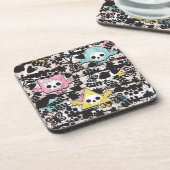 Crazy vogelpatroon drankjes onderzetter (Linkerzijde)