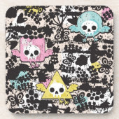 Crazy vogelpatroon drankjes onderzetter (Voorkant)