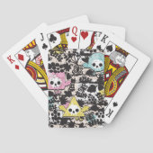 Crazy vogelpatroon pokerkaarten (Achterkant)