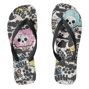 Crazy vogelpatroon teenslippers