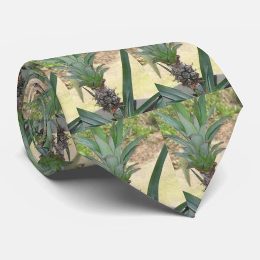 Crazy voor ananassen stropdas (Opgerold)