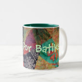 Crazy voor Batiks Mok (Voorkant rechts)