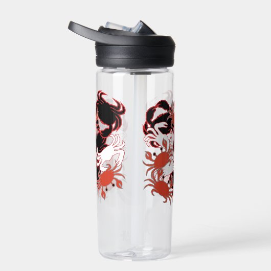 Crazy voor Crabs Crustaceancore Waterfles (Rechts)