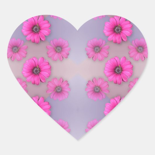 Crazy voor Daisy Hart Sticker (Voorkant)