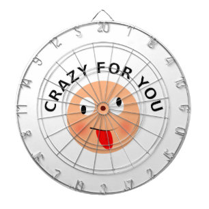 Crazy voor jou dartbord
