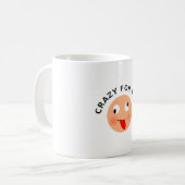 Crazy voor jou koffiemok (Voorkant links)