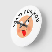 Crazy voor jou ronde klok (Hoek)