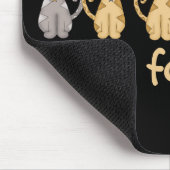 Crazy voor Katten Tshirts en geschenken Muismat (Hoek)