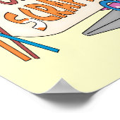 Crazy voor scrapbooking poster (Hoek)