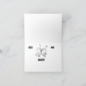 **CRAZY VOOR U BABY* KAART (Binnen)