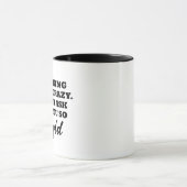 Crazy vs Stupid Custom Coffee Cup - Grappige Mok (Midden)