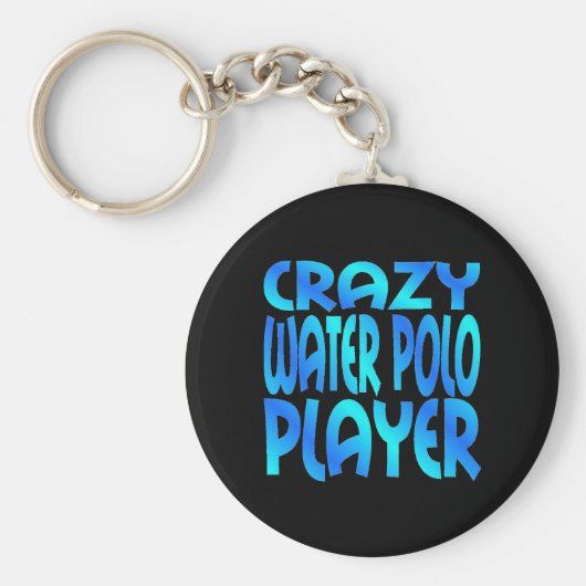 Crazy Water Polo Player Sleutelhanger (Voorkant)