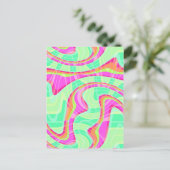 Crazy Waves Briefkaart (Staand voorkant)