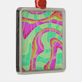 Crazy Waves Metalen Ornament (Rechts)