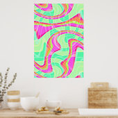 Crazy Waves Poster (Keuken)