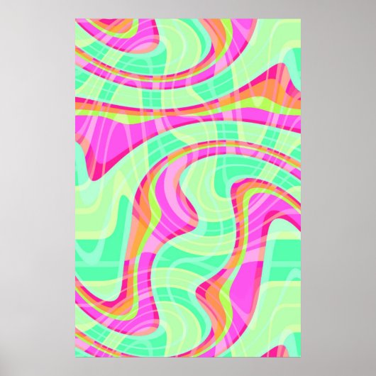 Crazy Waves Poster (Voorkant)