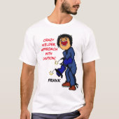 Crazy Welder Cartoon T-shirt (Voorkant)