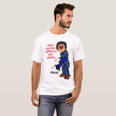 Crazy Welder Cartoon T-shirt (Voorkant volledig)