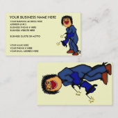 Crazy Welder Cartoon Visitekaartje (Voorkant / Achterkant)