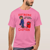 Crazy Welder Caution T-shirt (Voorkant)