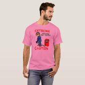 Crazy Welder Caution T-shirt (Voorkant volledig)
