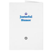 Crazy werkt hier op kantoor Humor Funny Joke (Achterkant)