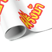 Crazy Westerner ♦ Farang Ba in de Thaise taal ♦ Cadeaupapier (Rol Hoek)