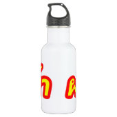 Crazy Westerner ♦ Farang Ba in de Thaise taal ♦ Waterfles (Achterkant)