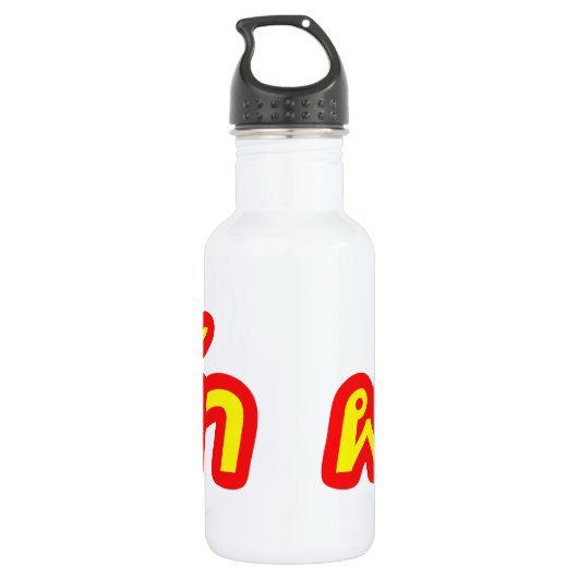 Crazy Westerner ♦ Farang Ba in de Thaise taal ♦ Waterfles (Achterkant)