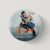 Crazy, Wicked Love ronde knop Ronde Button 3,2 Cm (Voorkant)