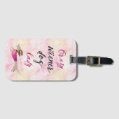 Crazy Wiener Dog Lady Bagagelabel (Voorkant (horizontaal))