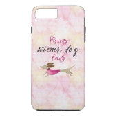 Crazy Wiener Dog Lady Case-Mate iPhone Case (Achterkant)