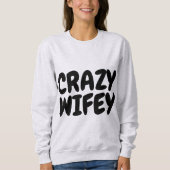 CRAZY WIFEY VROUW T-shirts (Voorkant)